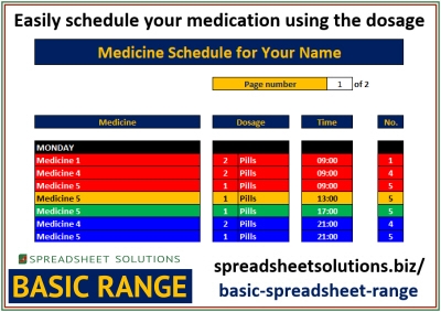 Medicine Scheduler – £25