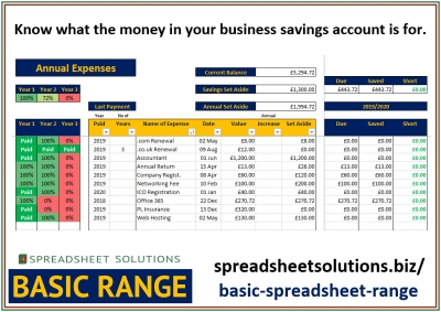 Annual Cost Savings Calculator – £25