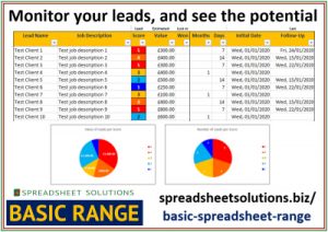 Spreadsheet Solutions - Lead Reminder & Report