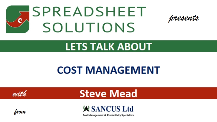Let's Talk About COST MANAGEMENT Let's Talk About COST MANAGEMENT