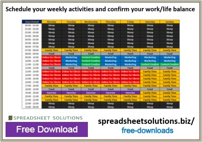 Spreadsheet Solutions - Activity Allocator