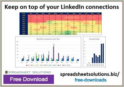 Spreadsheet Solutions - LinkedIn Connection Report
