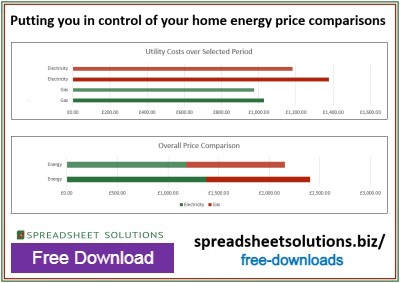 Spreadsheet Solutions - Utilities Tracker