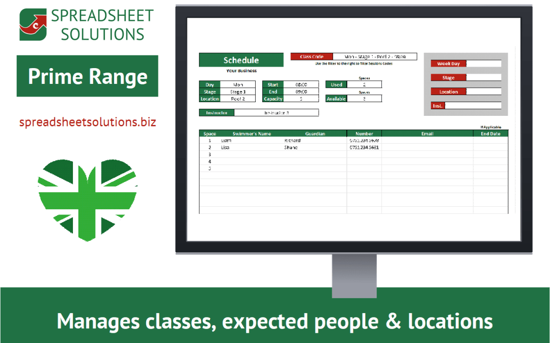 Activity Class Schedule