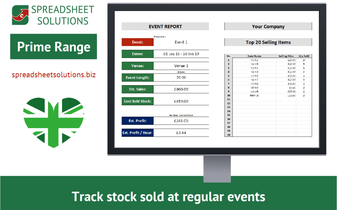 Event Stock Management Calculator