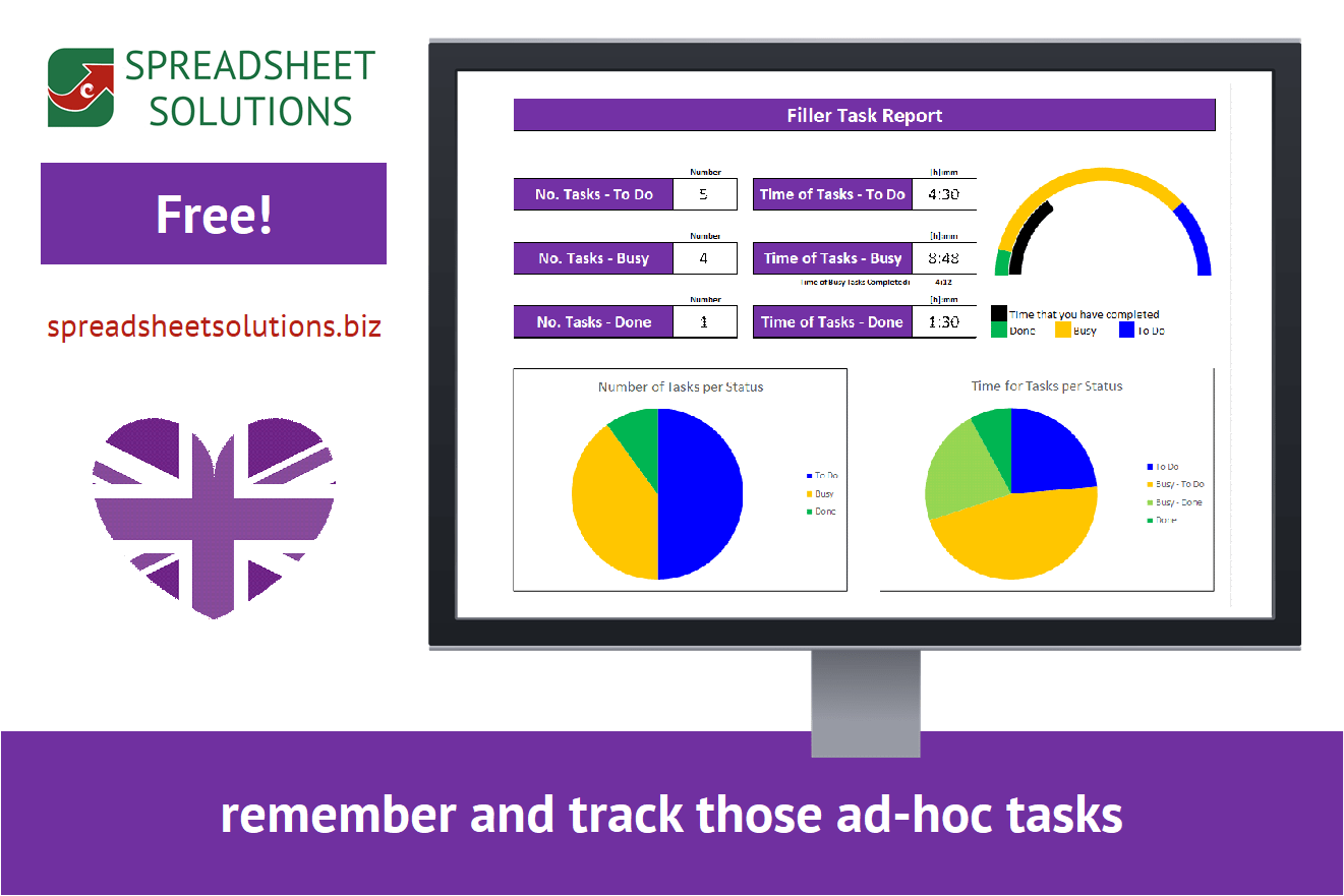 Spreadsheet Solutions - Filler Task List