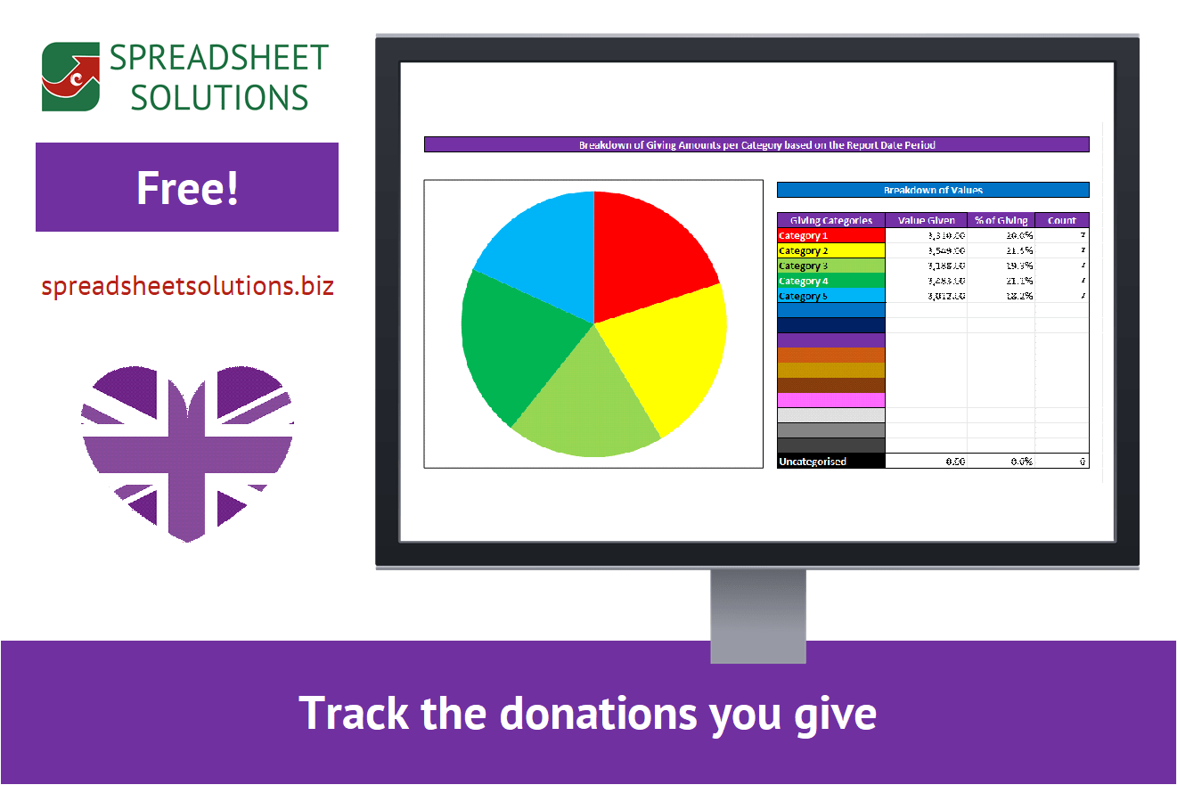 Spreadsheet Solutions - Giving Tracker