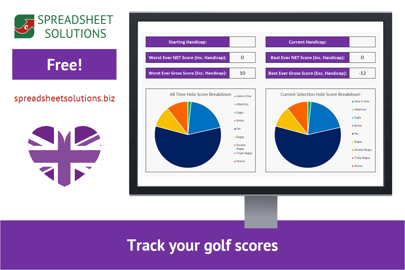 Spreadsheet Solutions - Golf Scorecard Manager