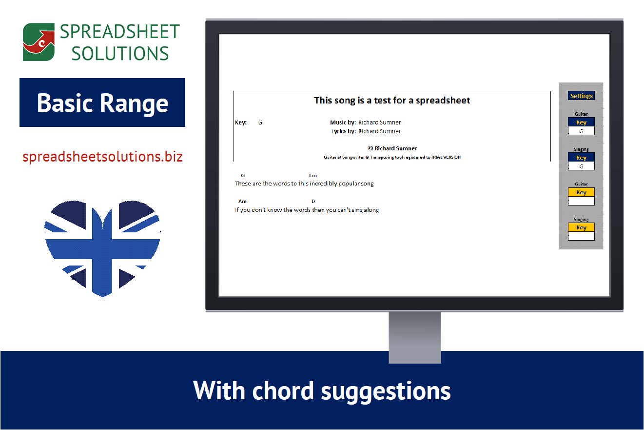 Guitarist Songwriter & Transposing-image