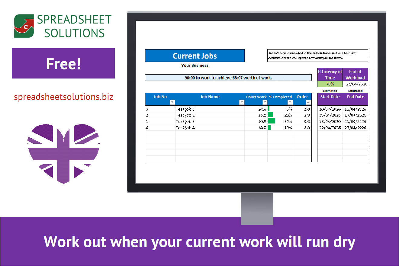 Spreadsheet Solutions - Workload Calculator